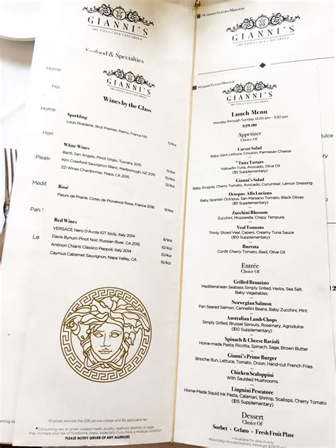 versace mansion lunch prices|Versace mansion dinner reservations.